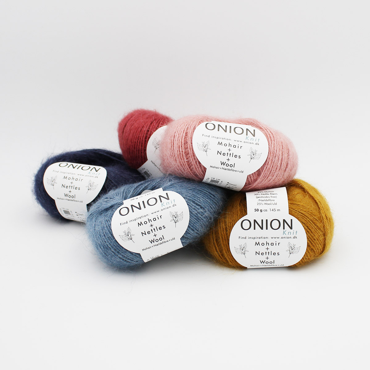 Onion - Mohair + Nettles + Wool