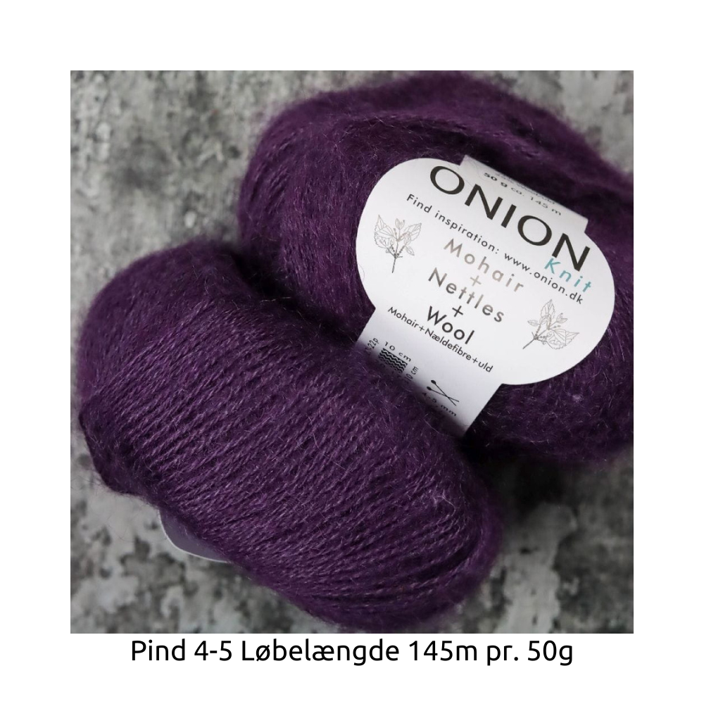 Onion - Mohair + Nettles + Wool