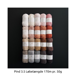 Karen Klarbæk - 100% økologisk bomuldsgarn 8/4