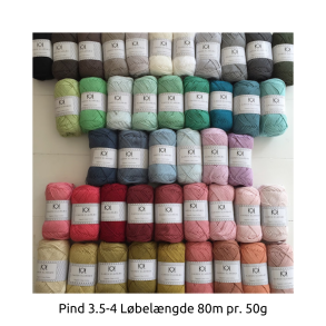 Karen Klarbæk - 100% økologisk bomuldsgarn 8/8