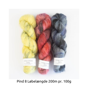 Cowgirl Blues - Fluffy Mohair Gradient