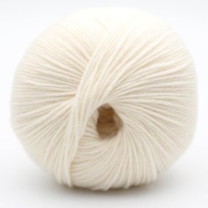 Kremke Soul Wool - The Merry Merino 220 uldgarn GOTS - Wool White 01 - 50g