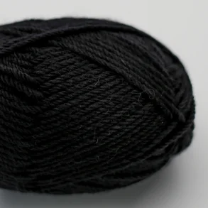 BC Garn - Vesterhavet - Uldgarn - Black 017 - 50g