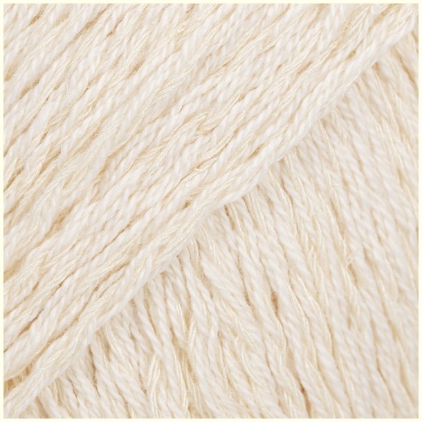 Drops - Belle - Bomuld/Viscose og h�rgarn - Natur 02 - 50g