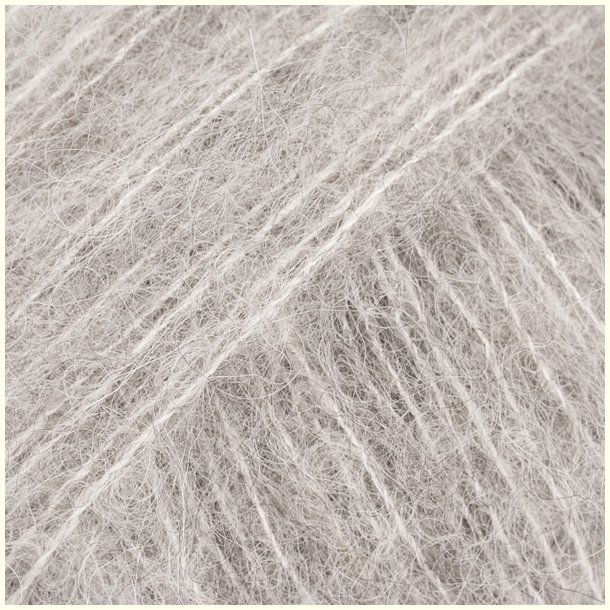 Drops - Brushed Alpaca Silk - Alpaca og silkegarn - Lys Gr� 02 - 25g