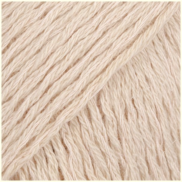 Drops - Belle - Bomuld/Viscose og h�rgarn - Lys Beige 03 - 50g