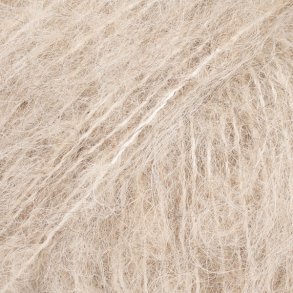Drops - Brushed Alpaca Silk - Alpaca og silkegarn - Lys Beige 04 - 25g