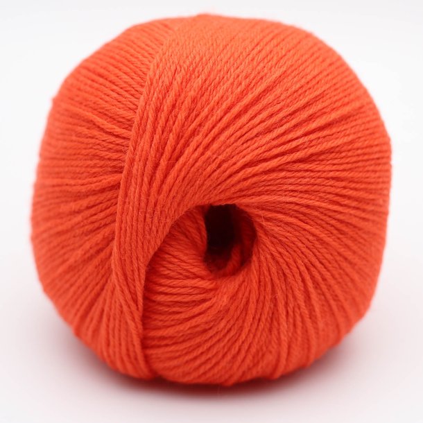 Kremke Soul Wool - The Merry Merino 220 uldgarn GOTS - Blood Orange 09 - 50g