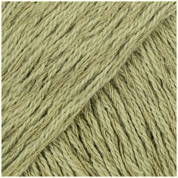 Drops - Belle - Bomuld/Viscose og h�rgarn - Mosgr�n 10 - 50g
