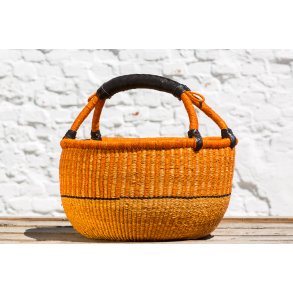 Rund Bolgakurv - ca.  28cm - Orange