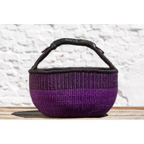 Rund Bolgakurv - ca.  28cm - Violet
