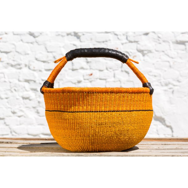 Rund Bolgakurv - ca.  20cm - Orange