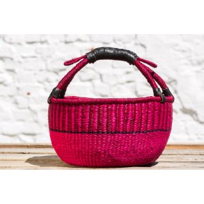 Rund Bolgakurv - ca.  28cm - Pink