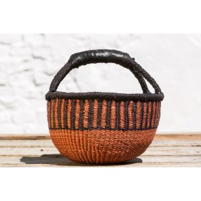 Rund Bolgakurv - ca.  40cm - Brun