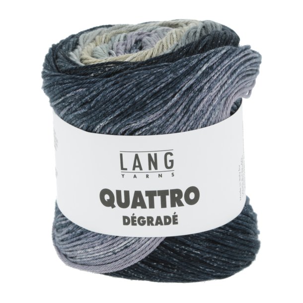 Lang Yarns - Quattro D�grad� - Bomuldsgarn - Fv. 4 - 100g