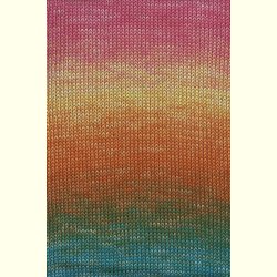 Lang Yarns - Quattro D�grad� - Bomuldsgarn - Fv. 6 - 100g