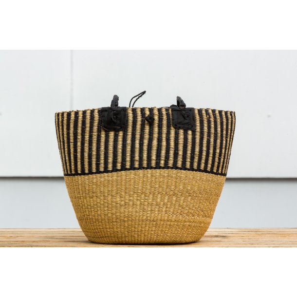 Ladies Handbag - Natur/Sort