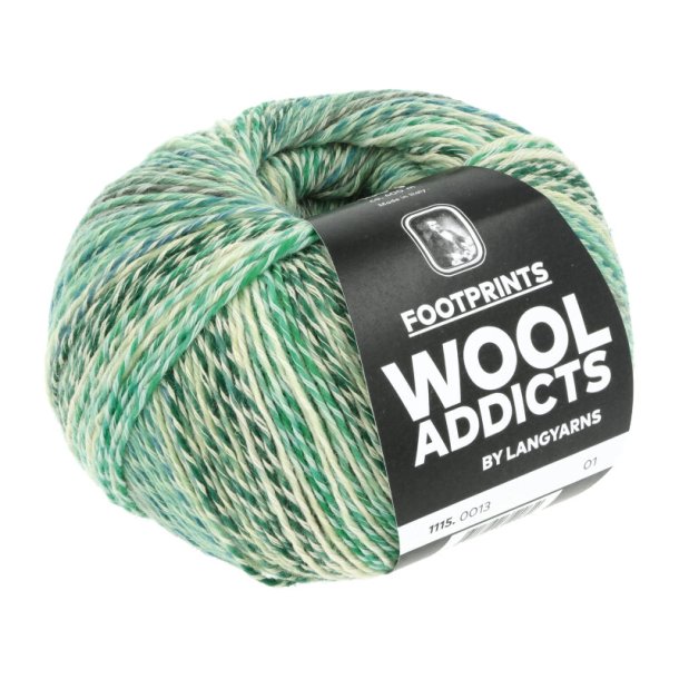 Lang Yarns - Footprints - Bomuld/Merino uldgarn - Fv. 13 - 100g