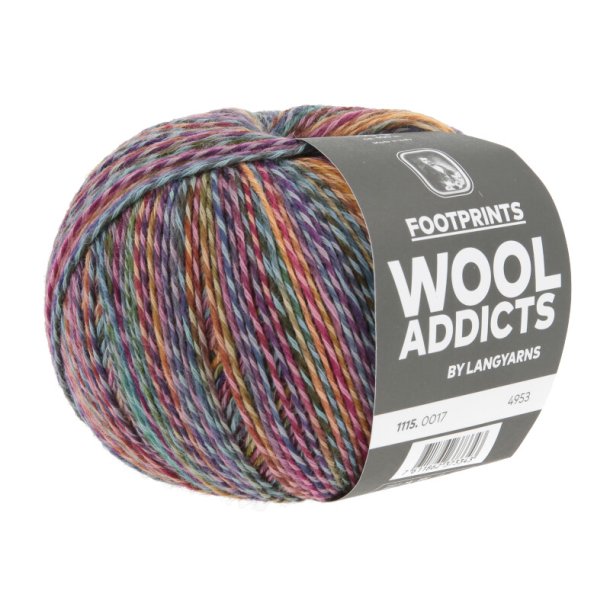Lang Yarns - Footprints - Bomuld/Merino uldgarn - Fv. 17 - 100g