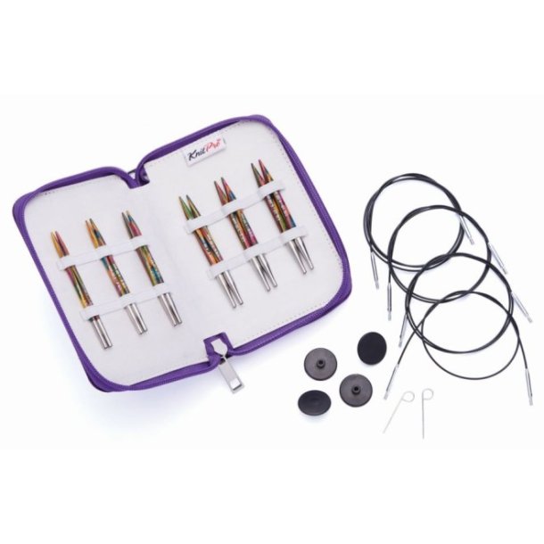 KnitPro - Symfonie udskiftbare rundpindes�t - 3,5 - 6,0 mm - 10cm