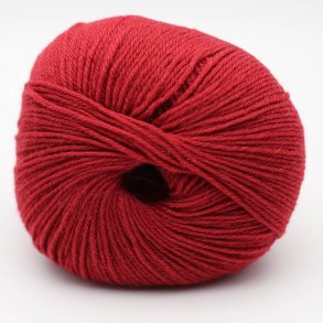 Kremke Soul Wool - The Merry Merino 220 uldgarn GOTS - Wine Red 12 - 50g