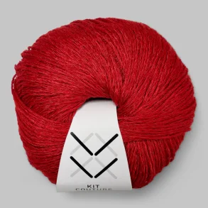 Kit Couture - Silk Linen - Silke og h�rgarn - R�d 13574 - 50g