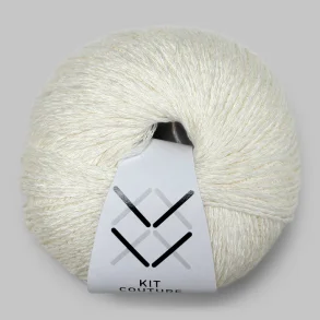 Kit Couture - Silk Linen - Silke og h�rgarn - R�hvid 13755 - 50g