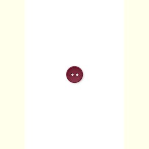 Isager - Knap i recycled bomuld og resin - �13mm - Bordeaux