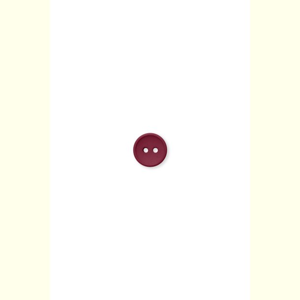 Isager - Knap i recycled bomuld og resin - �13mm - Bordeaux
