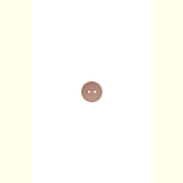 Isager - Knap i recycled bomuld og resin - �13mm - Camel