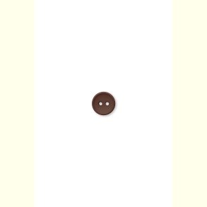 Isager - Knap i recycled bomuld og resin - �13mm - Chestnut