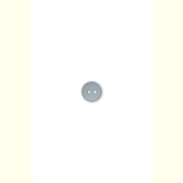 Isager - Knap i recycled bomuld og resin - �13mm - Frost
