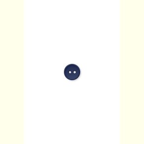 Isager - Knap i recycled bomuld og resin - �13mm - Indigo