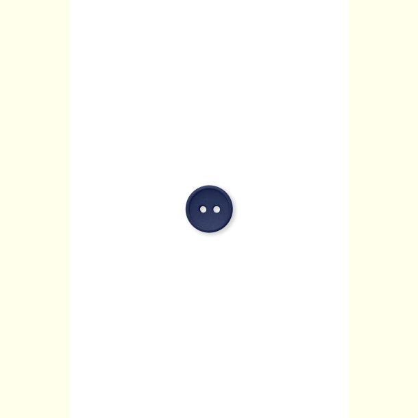 Isager - Knap i recycled bomuld og resin - �13mm - Indigo