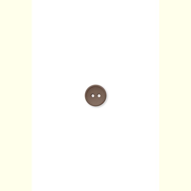 Isager - Knap i recycled bomuld og resin - �13mm - Khaki