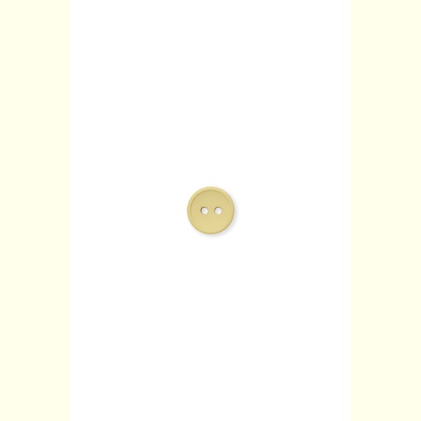 Isager - Knap i recycled bomuld og resin - �13mm - Lemon