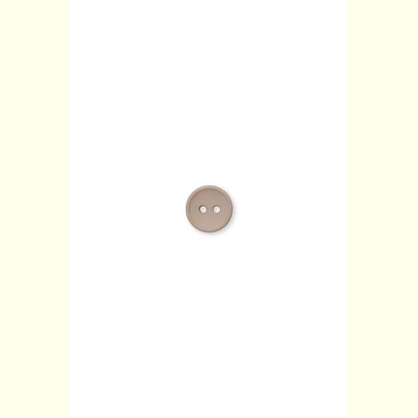 Isager - Knap i recycled bomuld og resin - �13mm - Linen
