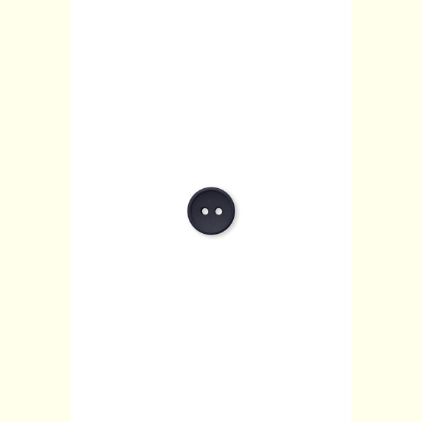 Isager - Knap i recycled bomuld og resin - �13mm - Navy
