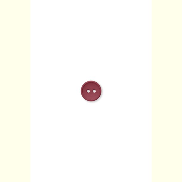 Isager - Knap i recycled bomuld og resin - �13mm - Strawberry