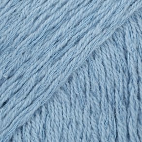 Drops - Belle - Bomuld/Viscose og h�rgarn - Jeansbl� 15 - 50g