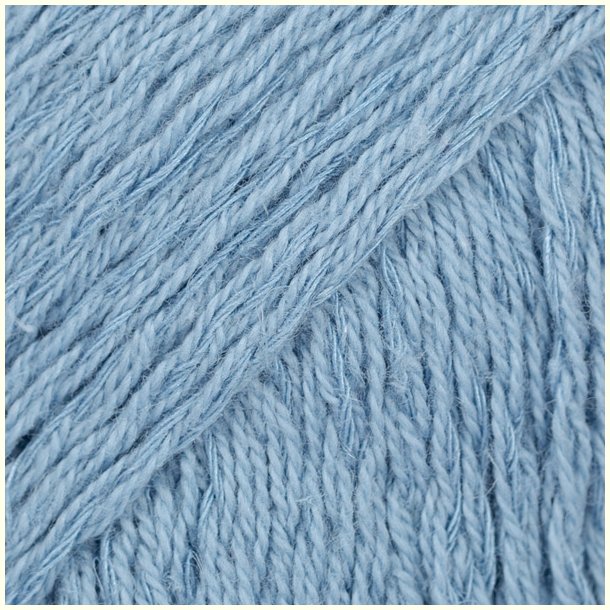Drops - Belle - Bomuld/Viscose og h�rgarn - Jeansbl� 15 - 50g