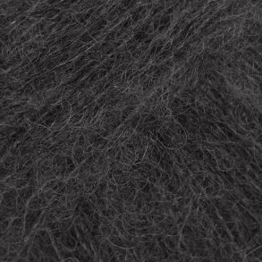 Drops - Brushed Alpaca Silk - Alpaca og silkegarn - Sort 16 - 25g