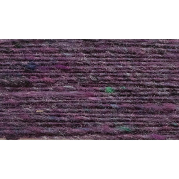 Donegal - Gal&aacute;nta Tweed - merinould/cashmere/silke garn - Purple Heart (1610) - 100g