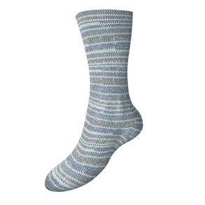 Kremke Soul Wool - Edelweiss Print uld/strmpegarn - Fog (01) - 100g