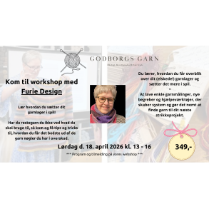 Workshop med Furie Design - S�t dit garnlager i spil