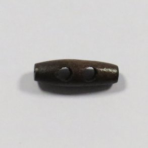 Knebel i tr - 40mm - Mrkebrun m/2 huller