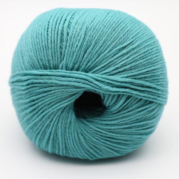 Kremke Soul Wool - The Merry Merino 220 uldgarn GOTS - Light Teal 19 - 50g