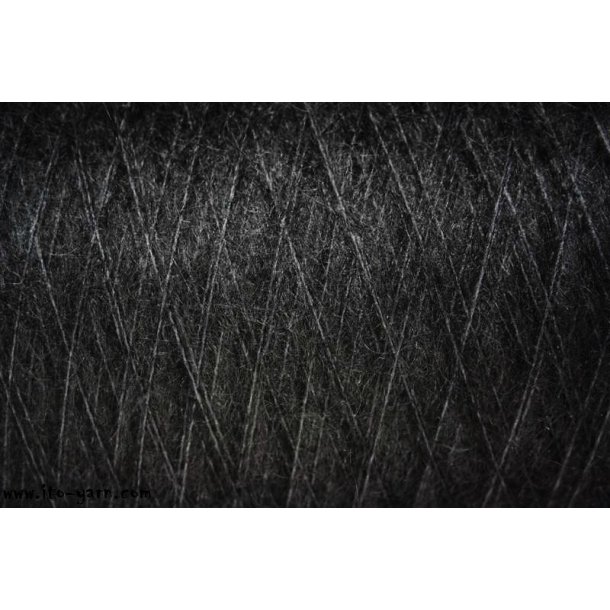 ITO - Sensai silke/mohair garn - Black (323) - 20g