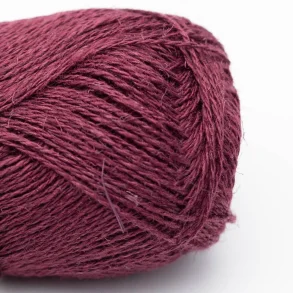 BC Garn - Lino - h�rgarn - Bordeaux 42 - 50g