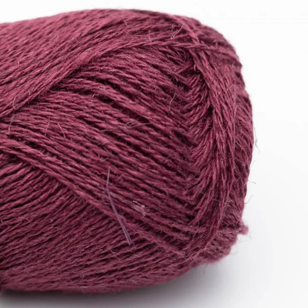 BC Garn - Lino - h�rgarn - Bordeaux 42 - 50g